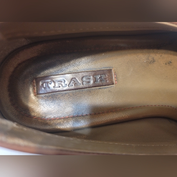 Trask Mens Seth Venitian Loafer Slip On Leather Brown Size 12 - Picture 9 of 10